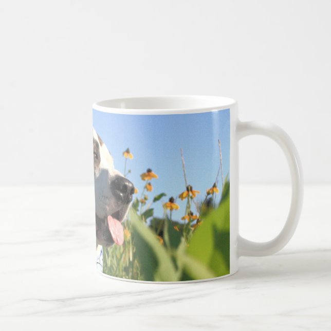 Pit Bull T-Bone Spring Coffee Mug (Right)