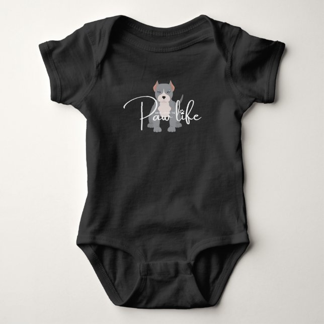Pit bull T-Shirt Baby Bodysuit (Front)