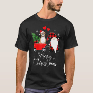 Pit-Bull Terrier Dog Christmas With Santa Hat Paja T-Shirt