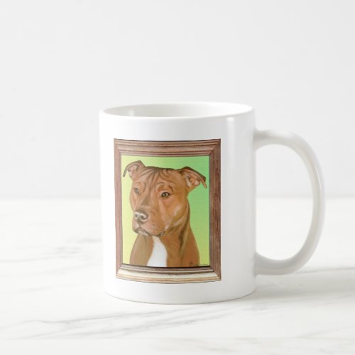 Pit Bull Terrier Painting Coffee Mug