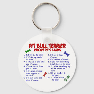 PIT BULL TERRIER Property Laws 2 Keychain