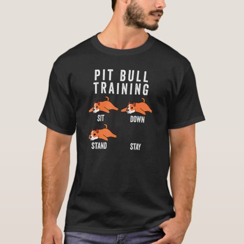 Pit Bull Training Dog T_Shirt