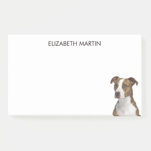 Pit Bull Type Dog Post_it Notes