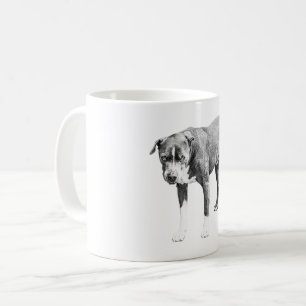 Pit Bull Winter Morning Mug