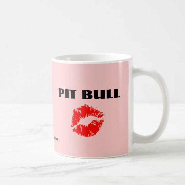 Pit Bull with Lipstick - THE ORIGINAL Coffee Mug (Right)