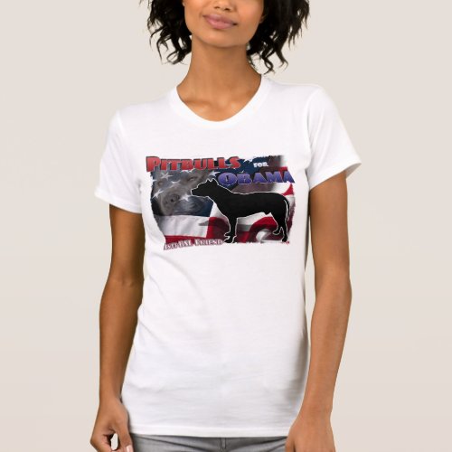 Pit Bulls for Obama Anti_BSL Friend T_Shirt