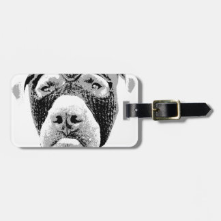 PIT BULLS WILL STEAL YOUR HEART LUGGAGE TAG