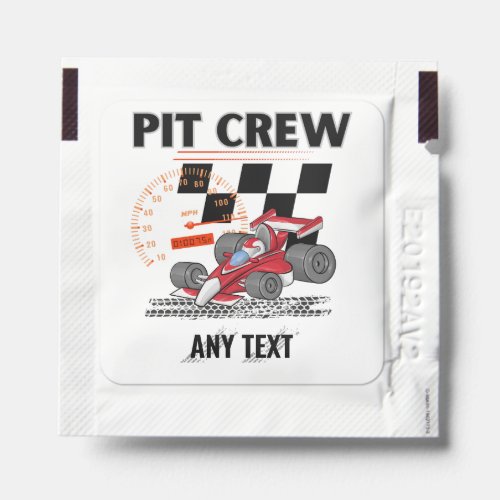Pit Crew Birthday Party Theme Race Cars  Hand Sanitizer Packet