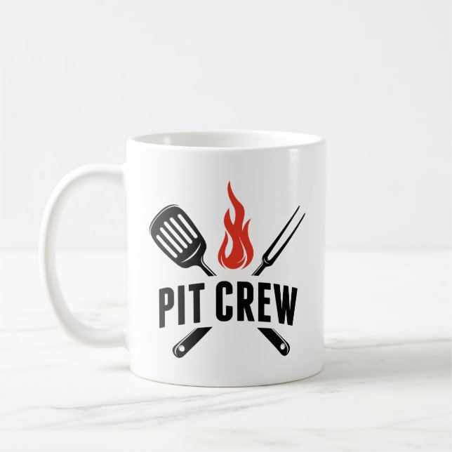 Pit Crew Coffee Mug (Left)