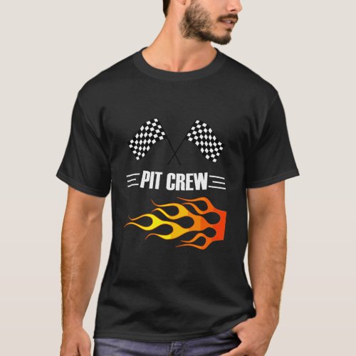 Pit Crew Hoodie For Hosting Race Car Parties Paren T_Shirt