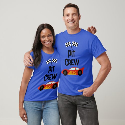 Pit Crew Race Car Birthday Party Parent T_Shirt