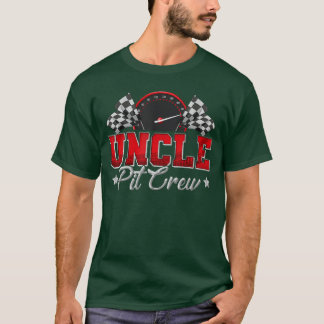 Pit Crew Race Racing Uncle Family Birthday Party G T-Shirt