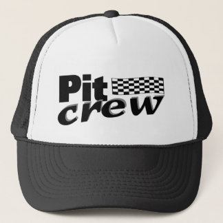 Pit Crew (Racing Flag) Trucker Hat
