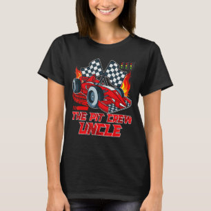 Pit Crew Uncle Race Car Birthday Party Family Matc T-Shirt