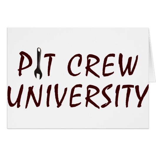 Pit Crew University Cards (Front Horizontal)