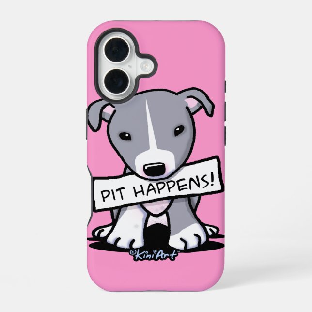 Pit Happens Iphone Case (Back)