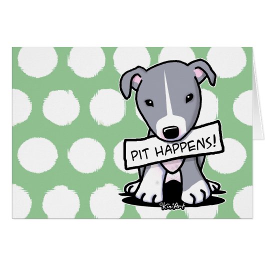 Pit Happens Pitbull Dog (Front Horizontal)