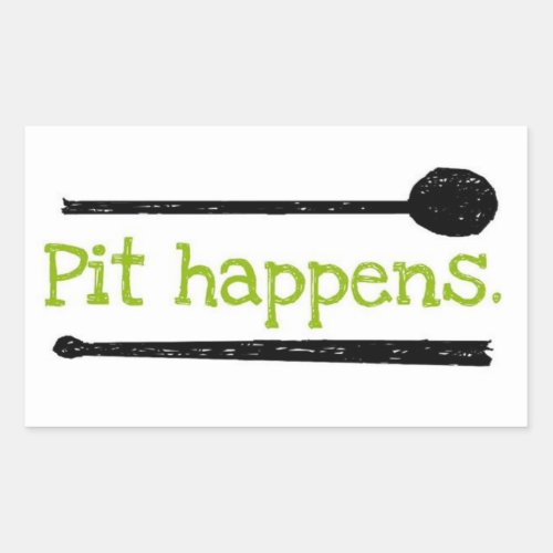 Pit Happens sticker