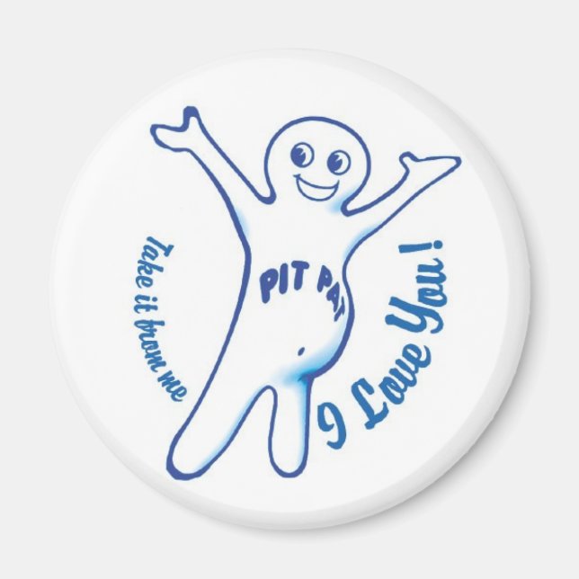 Pit Pat the Pansexual Spokesthing Magnet (Front)