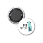 Pit Stop Pit Bull Dog Am Staff Lover Gift Magnet at Zazzle