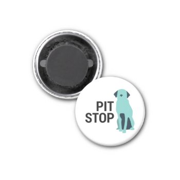 Pit Stop Pit Bull Dog Am Staff Lover Gift Magnet by UnicornFartz at Zazzle