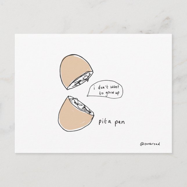 pita pan postcard (Front)