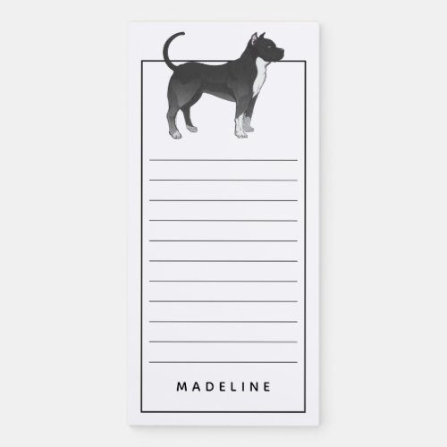 Pitbull  Add Your Name Magnetic Notepad