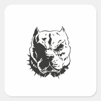 pitbull.ai square sticker