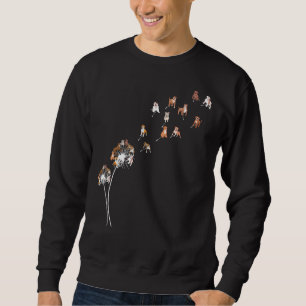 Pitbull American Staffordshire Dandelion Seeds Sweatshirt