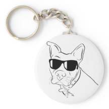 Pitbull Attitude Keychain