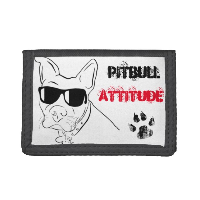 Pitbull Attitude Wallet (Front)