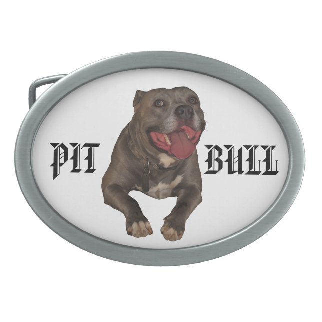 Pitbull Belt Buckle (Front)