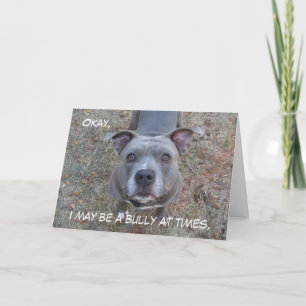 Pitbull Best Mom Mother's Day Card