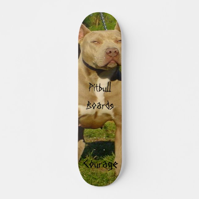 Pitbull Boards Courage Skateboard Deck (Front)