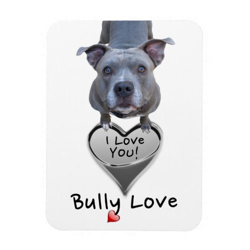 Pitbull Bully Love Magnet