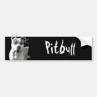 pitbull bumper sticker