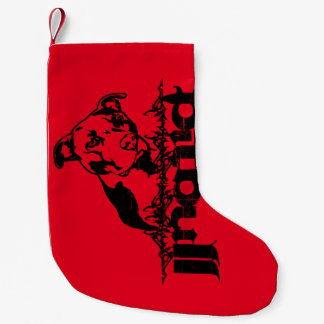Pitbull Christmas Stocking