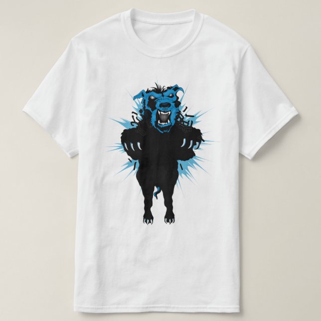 Pitbull Crazy  T-Shirt (Design Front)