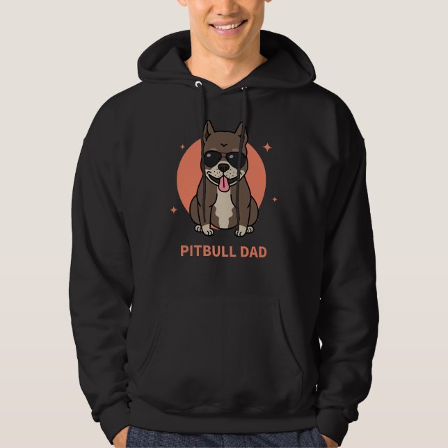 Pitbull Dad           Hoodie (Front)