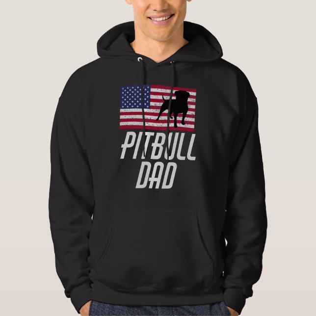 Pitbull Dad      Hoodie (Front)