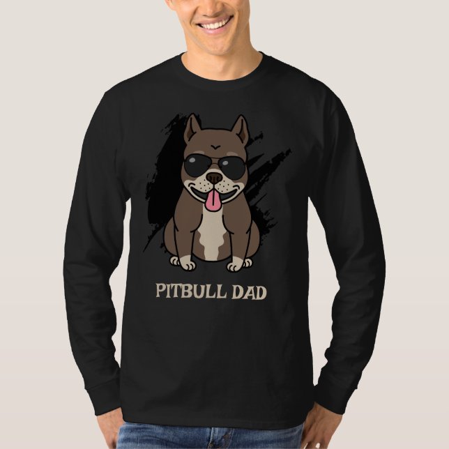 Pitbull Dad                     T-Shirt (Front)