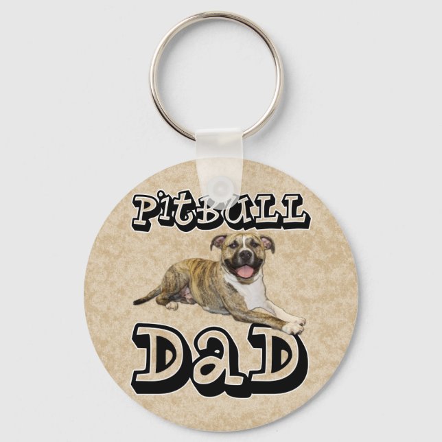 PitBull DAD - Tigger Keychain (Front)