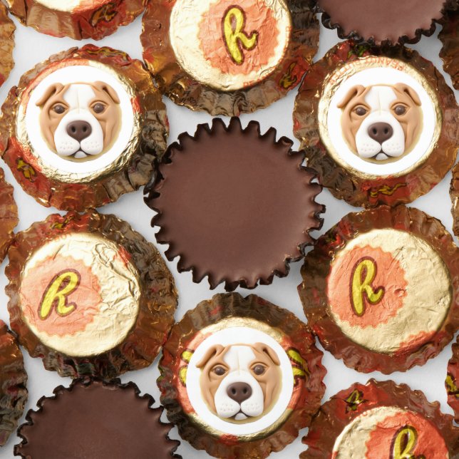 Pitbull Dog 3D Inspired Reese's Peanut Butter Cups (Assorted)