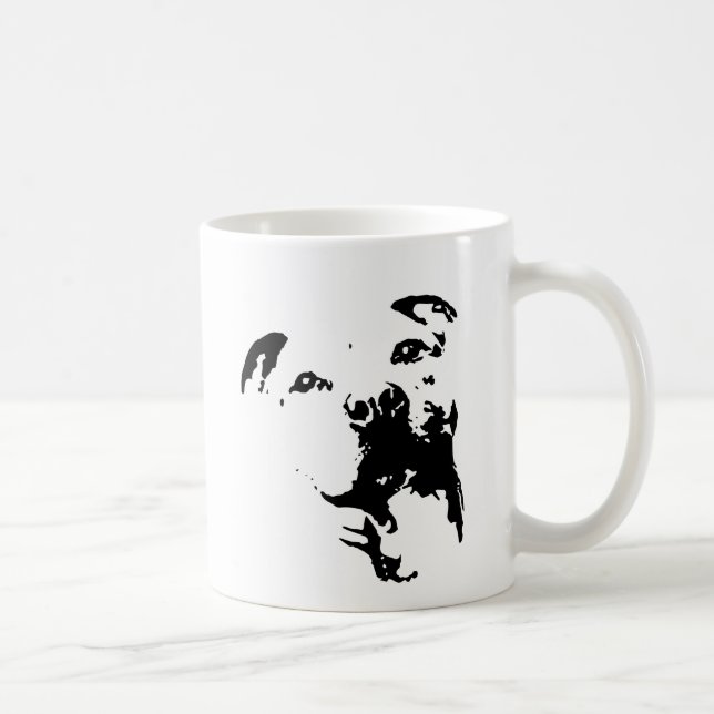 Pitbull Dog Coffee Mug (Right)