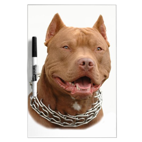 Pitbull dog Dry_Erase board