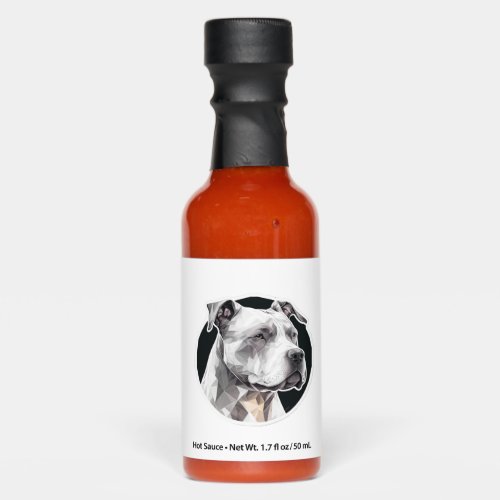 Pitbull dog face hot sauces