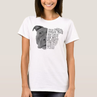 Pitbull Dog He Is Your Friend Your Partner Your Do T-Shirt