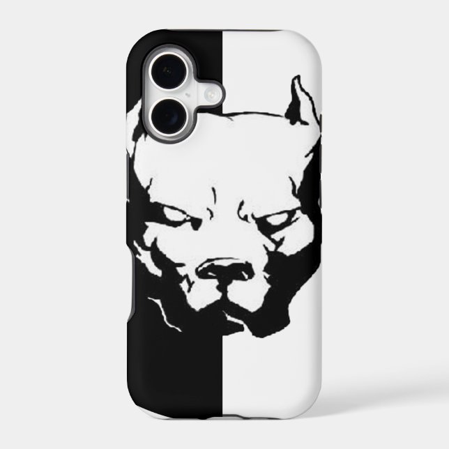 Pitbull Dog Iphone Case (Back)