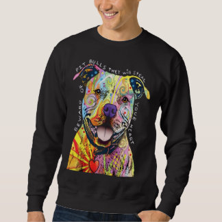 Pitbull Dog Lovers I Love Pitbull Sweatshirt