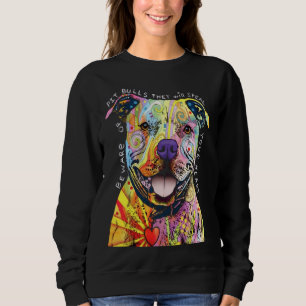 Pitbull Dog Lovers I Love Pitbull Sweatshirt